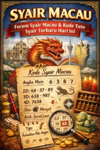 syair macau syair macau hari ini